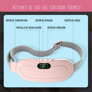 Cinturón térmico y masajeador